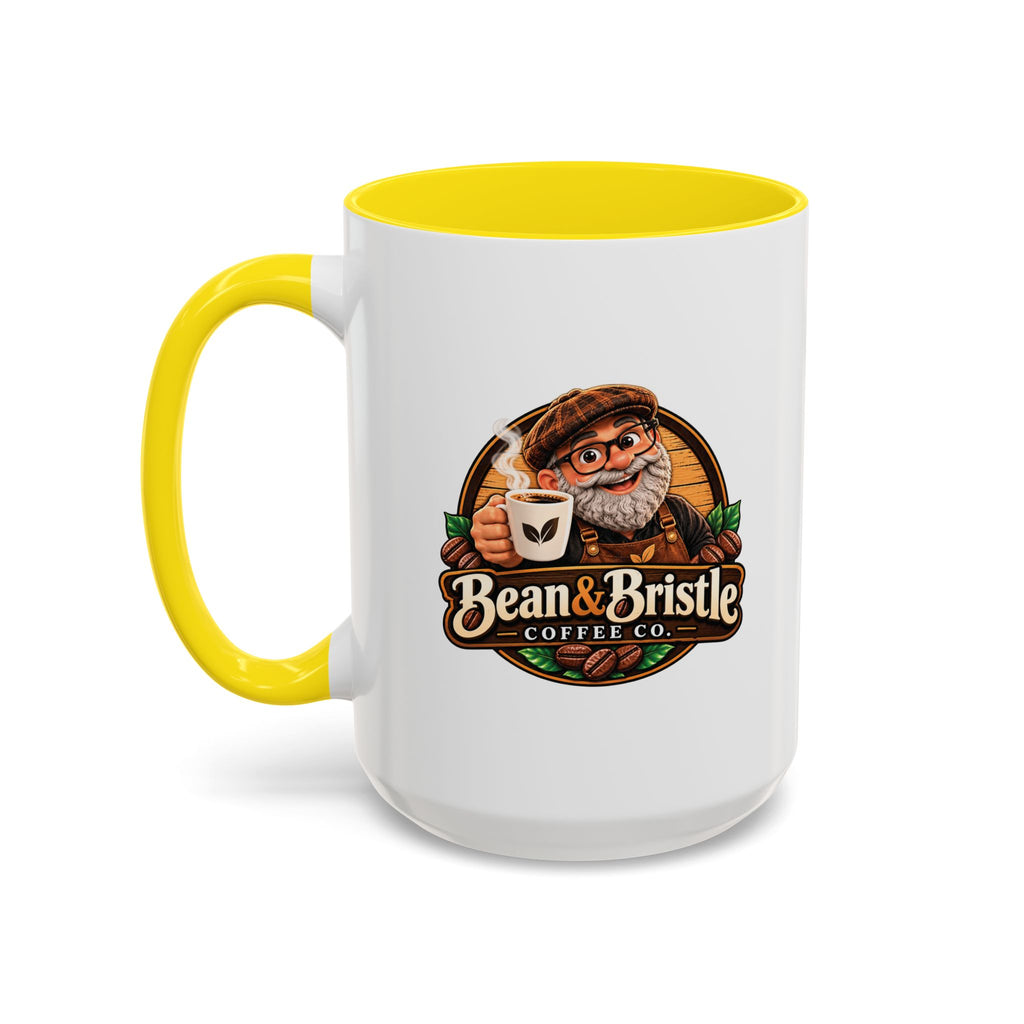 Bean & Bristle Signature Coffee Mug – 11 oz & 15 oz