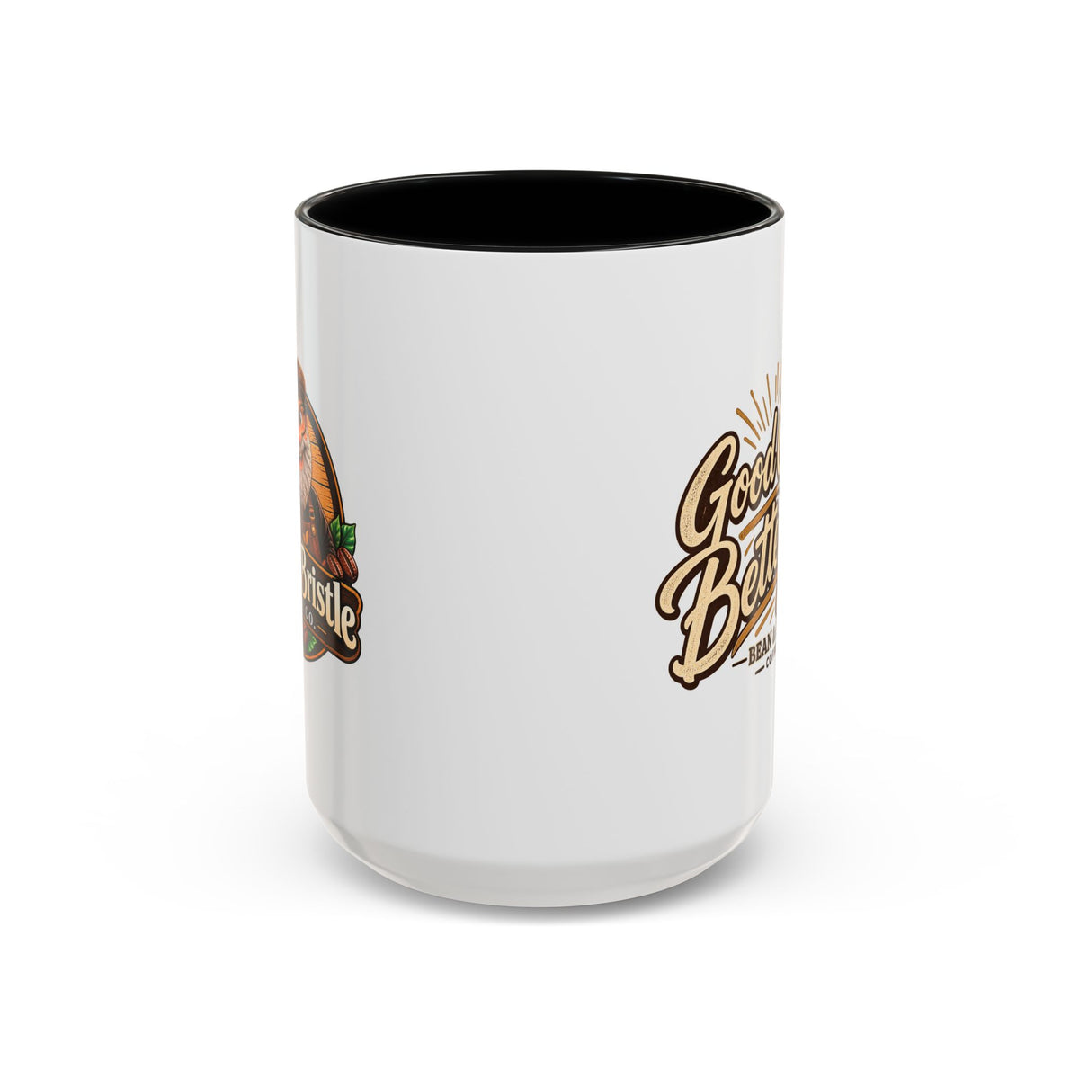 Bean & Bristle Signature Coffee Mug – 11 oz & 15 oz