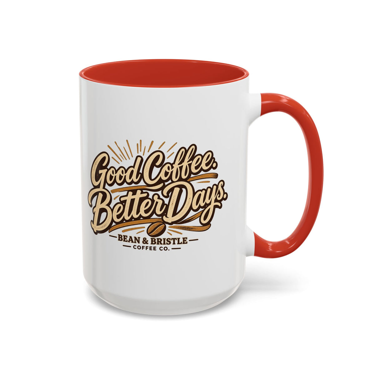 Bean & Bristle Signature Coffee Mug – 11 oz & 15 oz