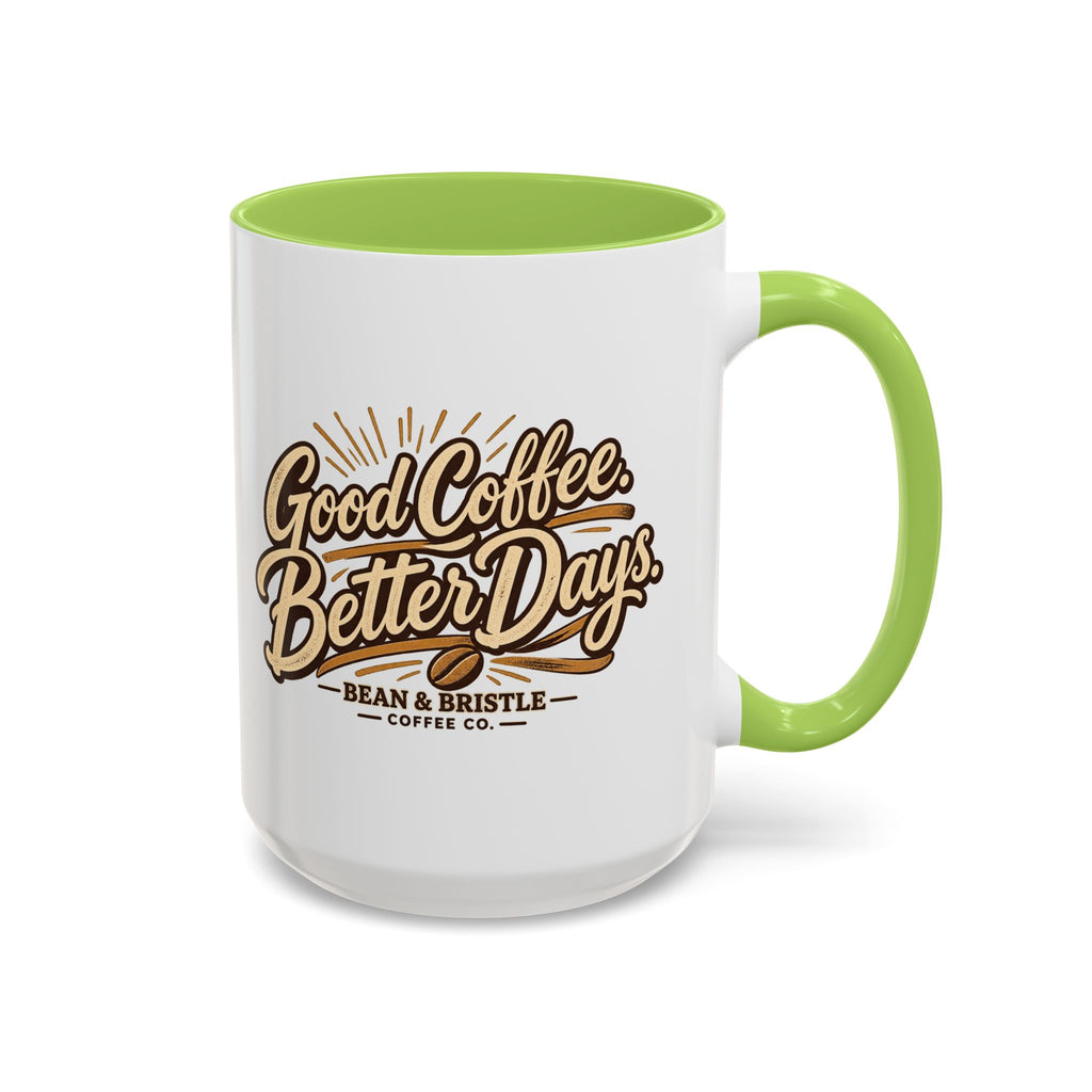 Bean & Bristle Signature Coffee Mug – 11 oz & 15 oz