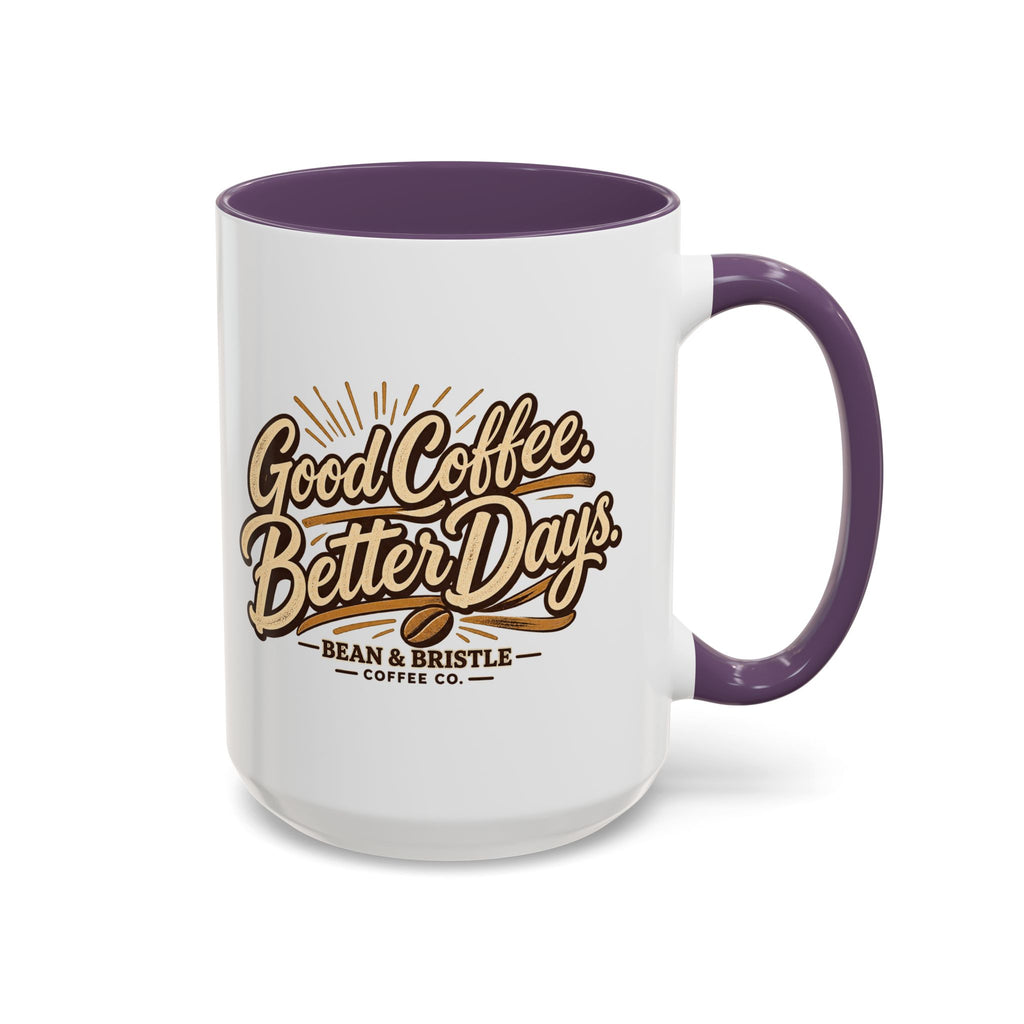 Bean & Bristle Signature Coffee Mug – 11 oz & 15 oz