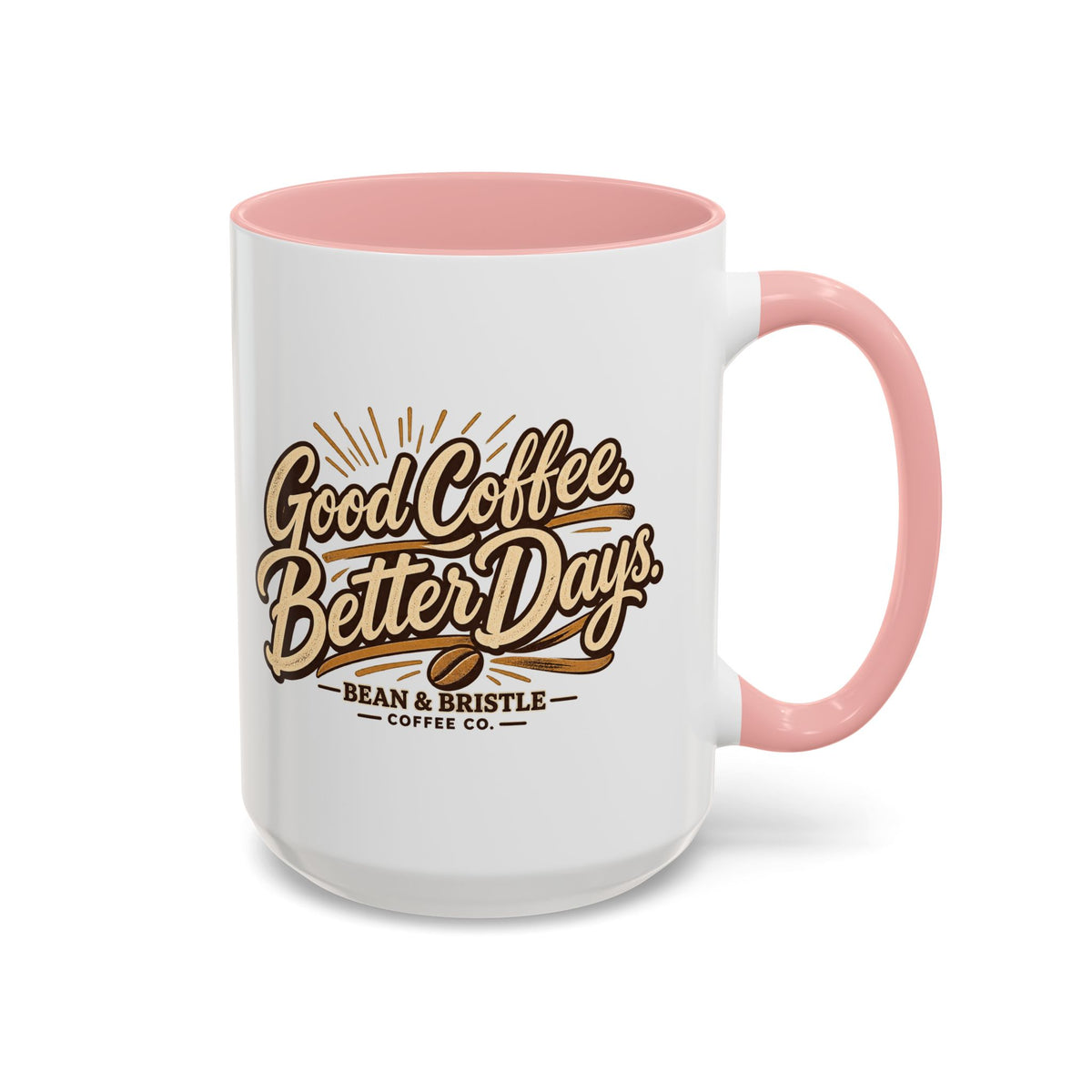 Bean & Bristle Signature Coffee Mug – 11 oz & 15 oz