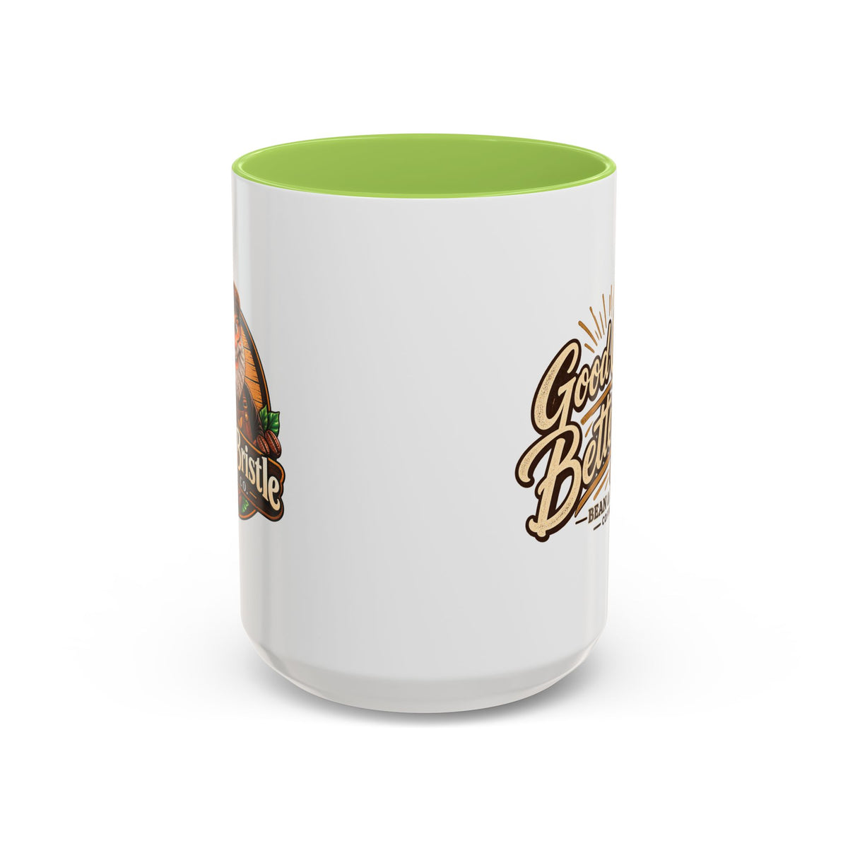 Bean & Bristle Signature Coffee Mug – 11 oz & 15 oz