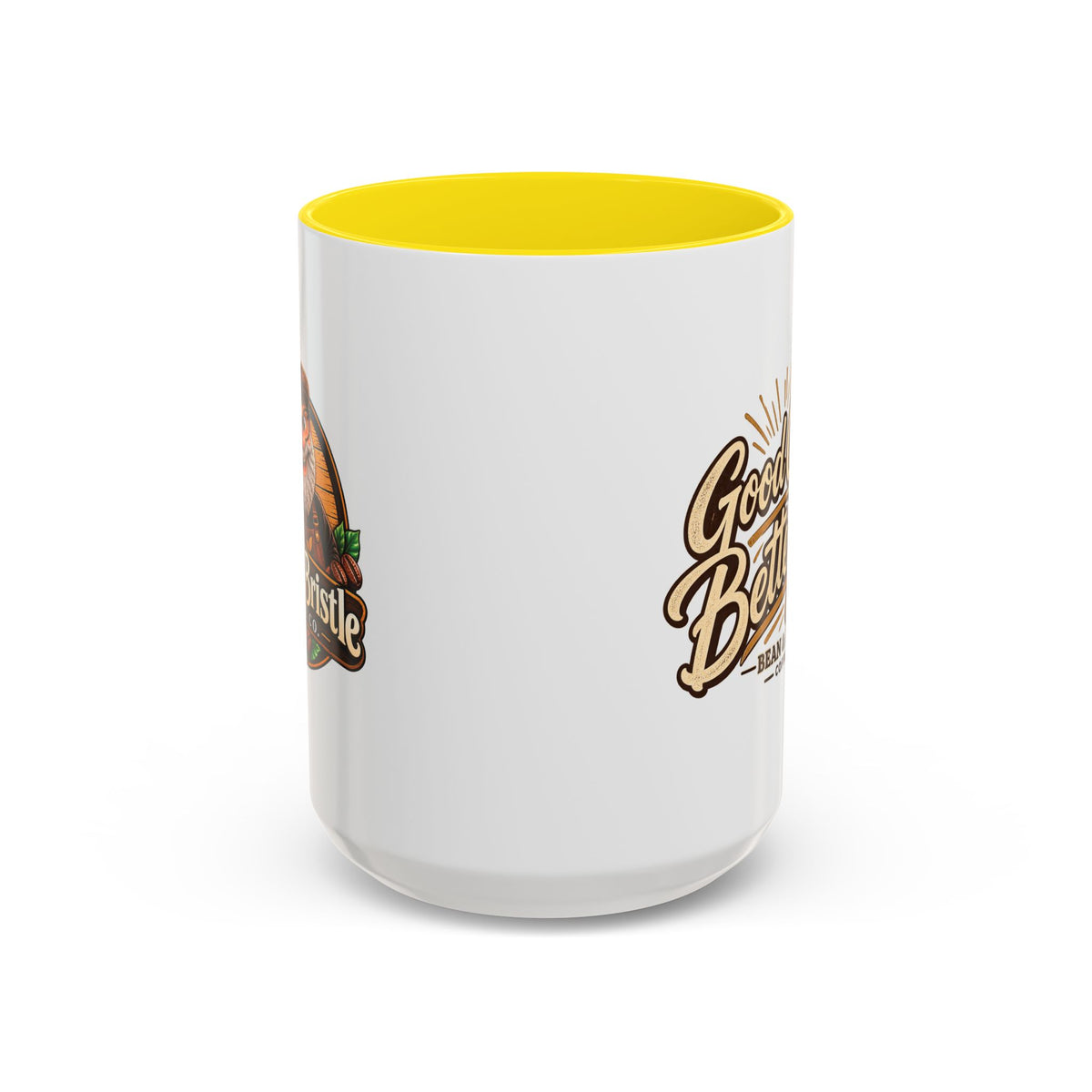 Bean & Bristle Signature Coffee Mug – 11 oz & 15 oz
