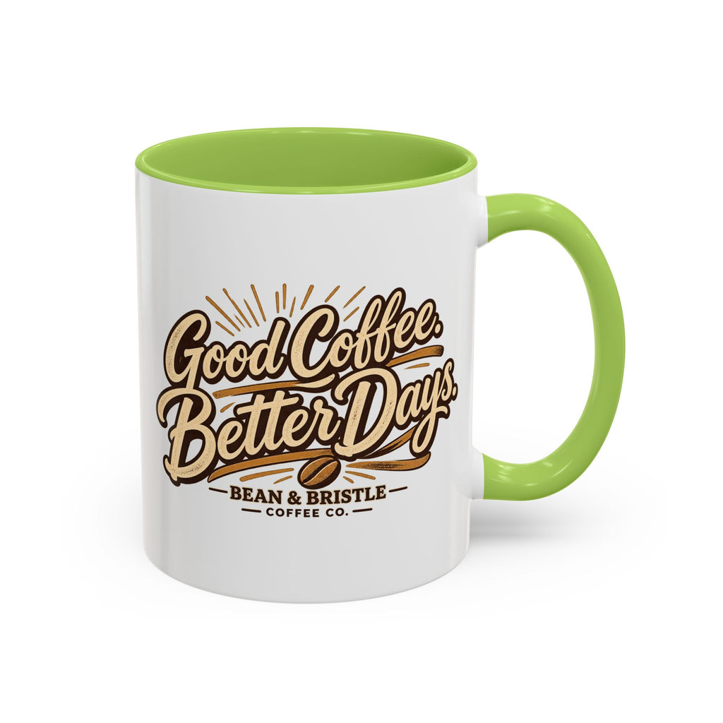 Bean & Bristle Signature Coffee Mug – 11 oz & 15 oz
