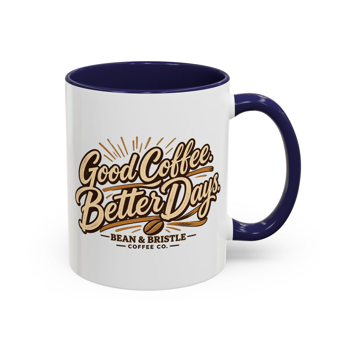 Bean & Bristle Signature Coffee Mug – 11 oz & 15 oz