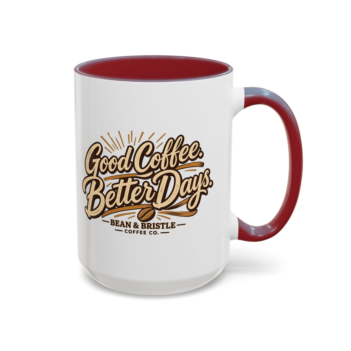 Bean & Bristle Signature Coffee Mug – 11 oz & 15 oz