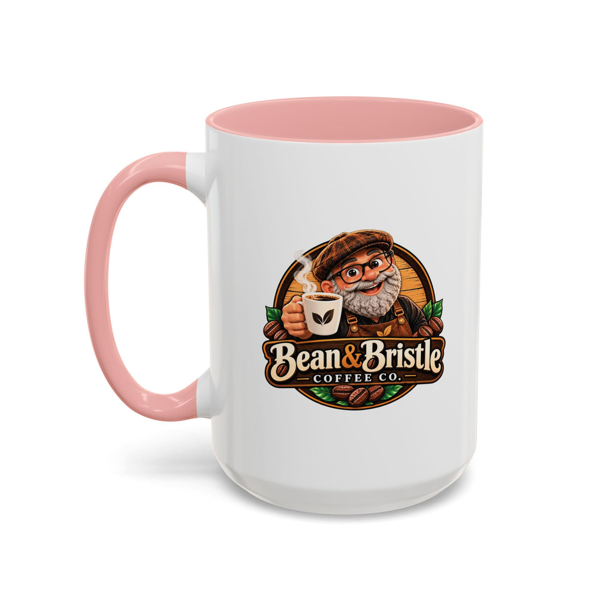 Bean & Bristle Signature Coffee Mug – 11 oz & 15 oz