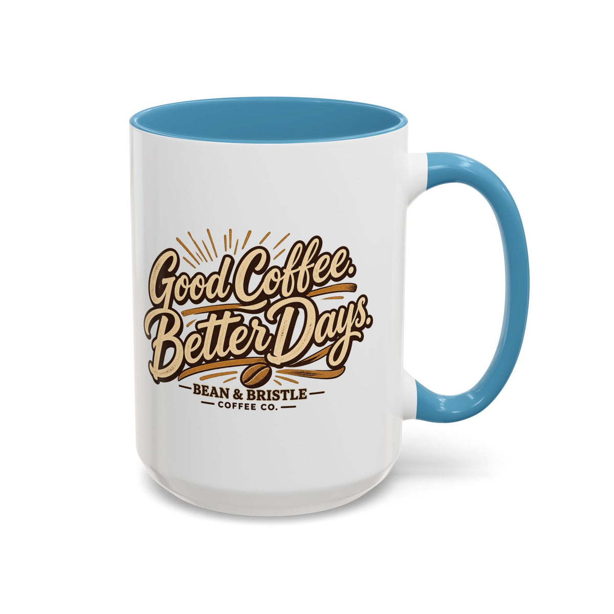 Bean & Bristle Signature Coffee Mug – 11 oz & 15 oz