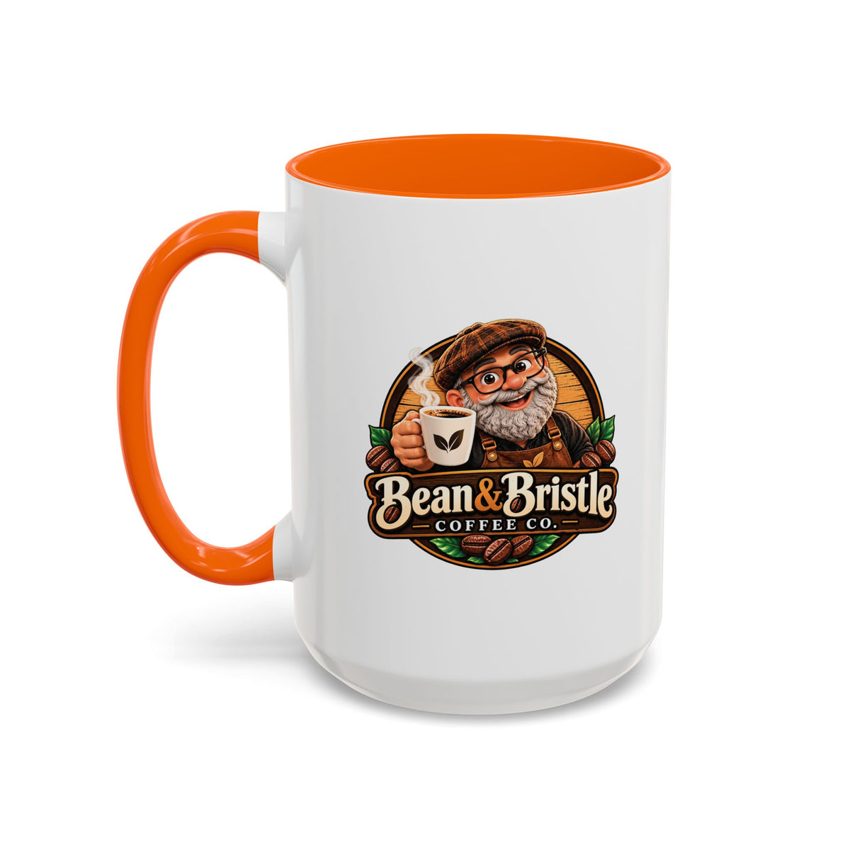 Bean & Bristle Signature Coffee Mug – 11 oz & 15 oz