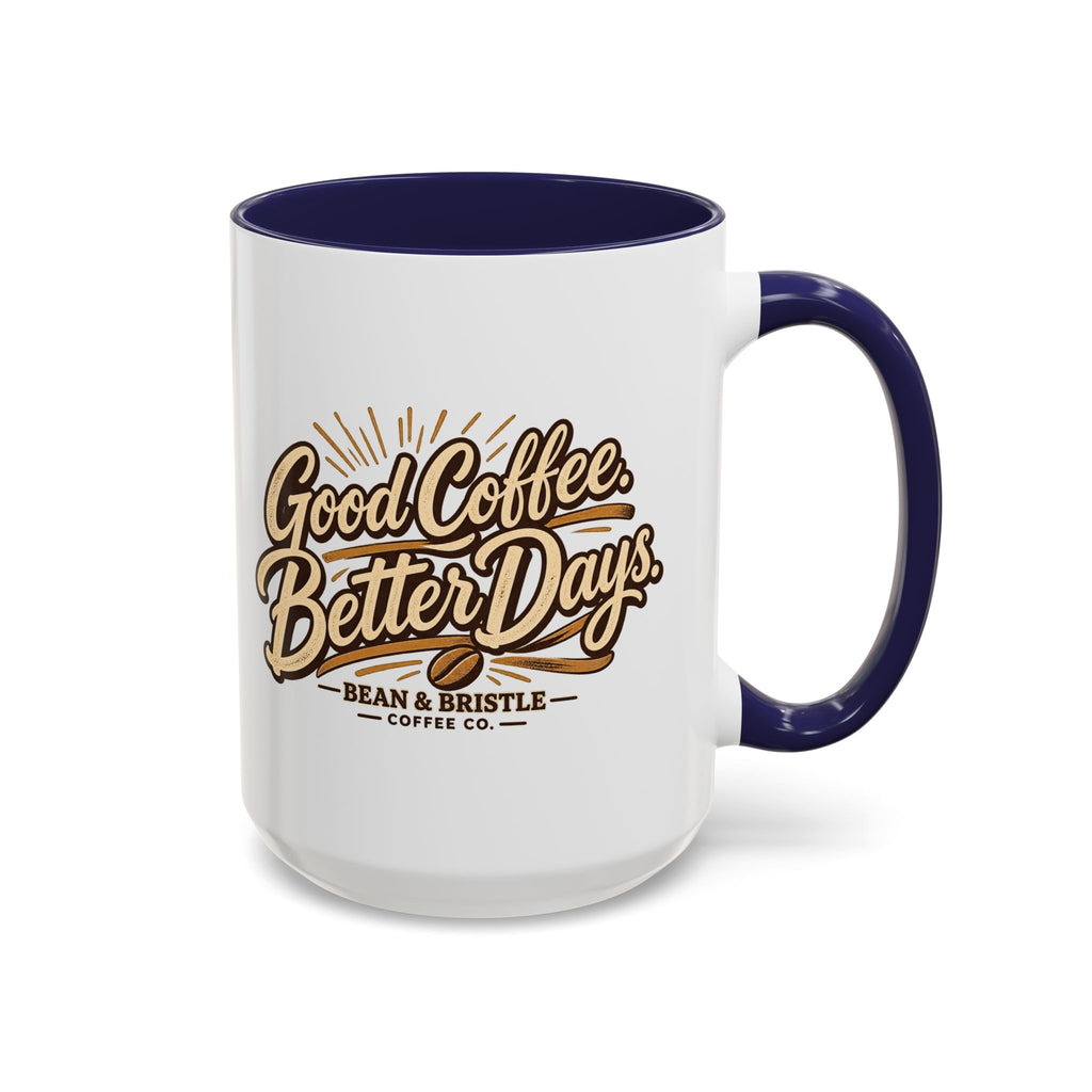 Bean & Bristle Signature Coffee Mug – 11 oz & 15 oz