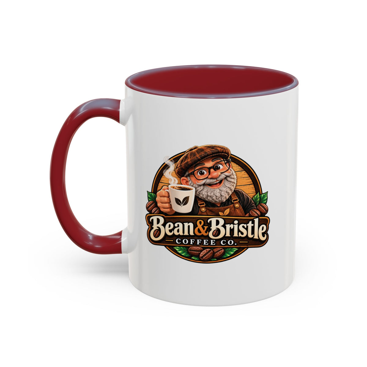 Bean & Bristle Signature Coffee Mug – 11 oz & 15 oz